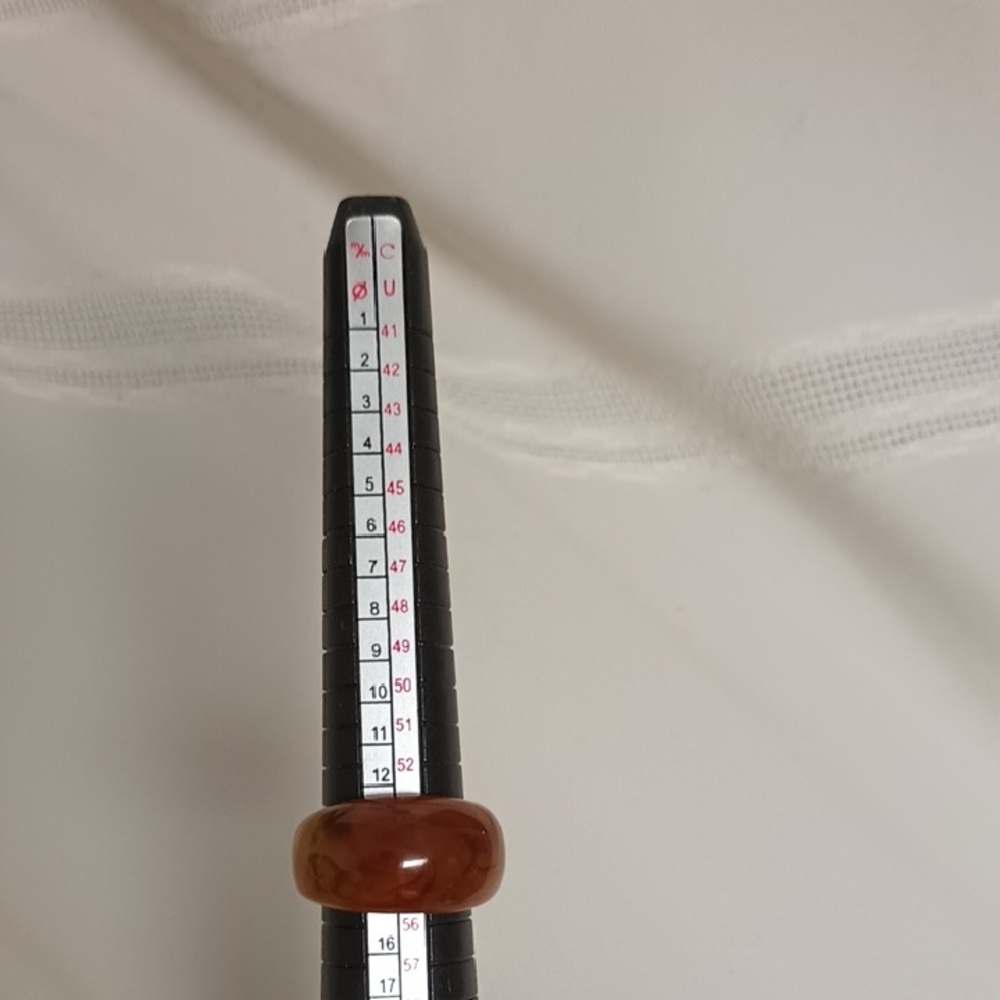 Vintage Lucite Brown Ring
